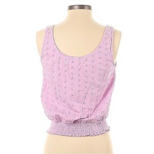 Sleeveless Lilac Eyelet Top from BP